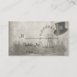 Tarjetas de plaza para Bodas de sombrero superior