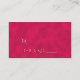 Tarjetas de plaza para Bodas indios con Peacock ro