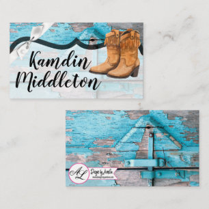 Tarjetas de plaza personalizadas Boots de puerta d