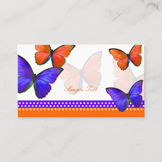 Tarjetas de plaza PixDezines Papillon/mitzvah (Anverso)