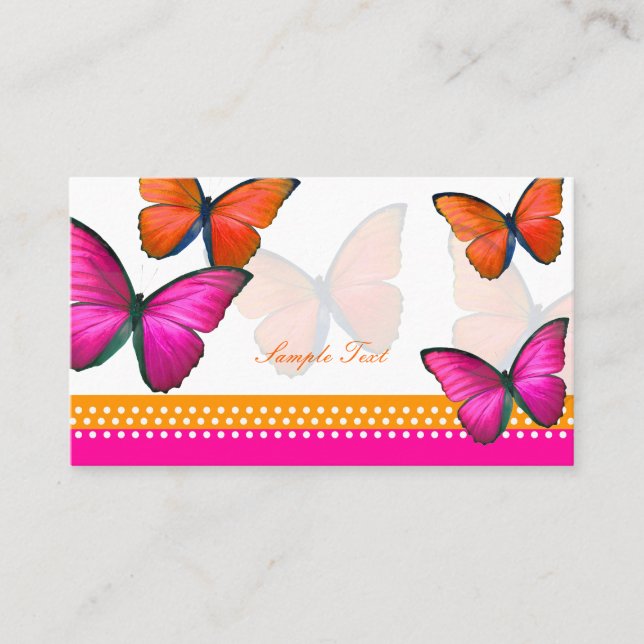 Tarjetas de plaza PixDezines Papillon/mitzvah (Anverso)