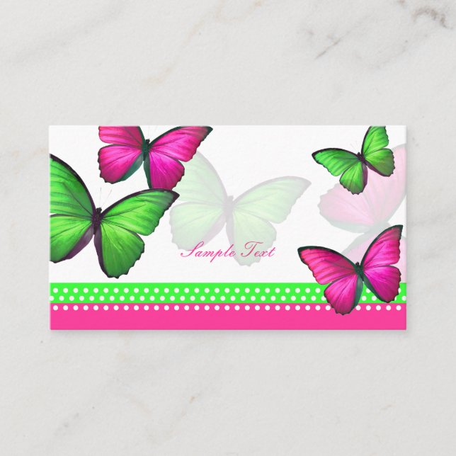 Tarjetas de plaza PixDezines Papillon/mitzvah (Anverso)