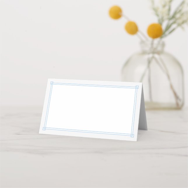 Tarjetas de plaza plegada Nautical Sailboat (Anverso)