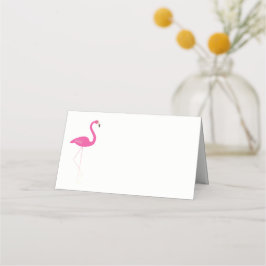 Tarjetas de plaza plegadas Flamingo rosa