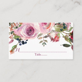 Tarjetas de plaza Rosa de Moda morada rosa Boda fl