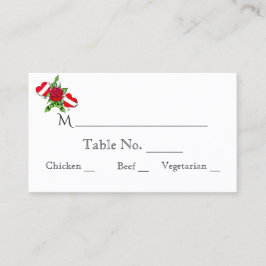Tarjetas de plaza Rosa Rockabilly Hearts