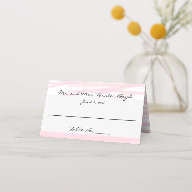 Tarjetas de plaza "rosa rubor" (Anverso)