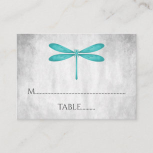 Tarjetas de plaza verde azuladas para Boda de la l