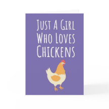 Tarjetas de pollito rosa lindo para niñas animales