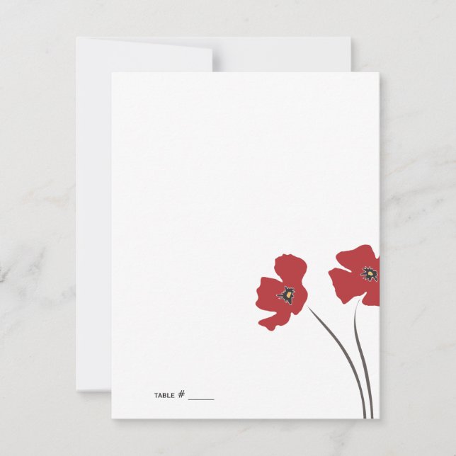 Tarjetas de Poppy Place { Doblar } (Anverso)