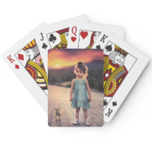 Tarjetas de póquer de fotos personalizadas - Carta