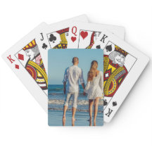 Tarjetas de póquer de fotos personalizadas - Carta