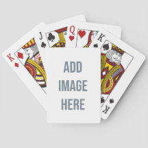 Tarjetas de póquer de fotos personalizadas - Carta