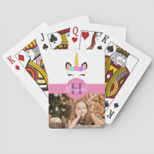 Tarjetas de póquer de fotos personalizadas - carta