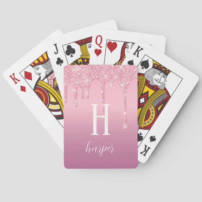 Tarjetas de póquer de fotos personalizadas - Carta (Reverso)
