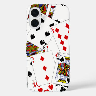 Tarjetas de póquer iPhon 16 Funda