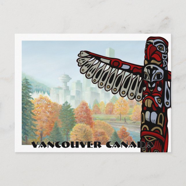 Tarjetas de postal de arte de Vancouver Tarjetas d (Anverso)
