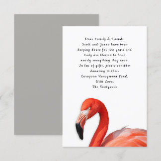 Tarjetas de Pozo de Deseos Personalizadas Flamingo