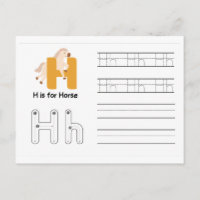 Tarjetas de práctica de escritura para jardín de i