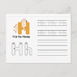 Tarjetas de práctica de escritura para jardín de i