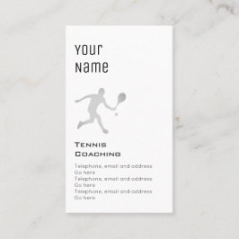 Tarjetas de precio del tenis que entrenan