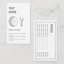 Tarjetas de precio "esenciales" del ajustador del