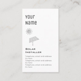 Tarjetas de precio solares "esenciales"