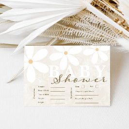 Tarjetas de predicciones neutrales de Daisy Garden