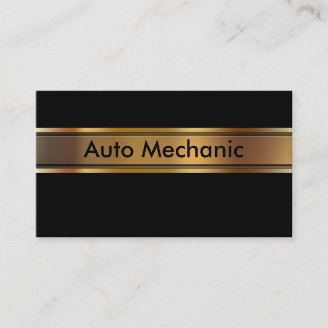 Tarjetas de presentación automotrices (Anverso)