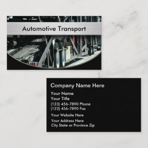 Tarjetas de presentación automotrices
