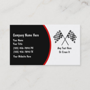 Tarjetas de presentación automotrices