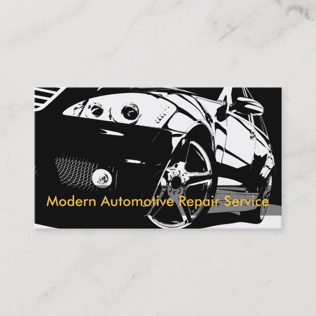 Tarjetas de presentación automotrices (Anverso)