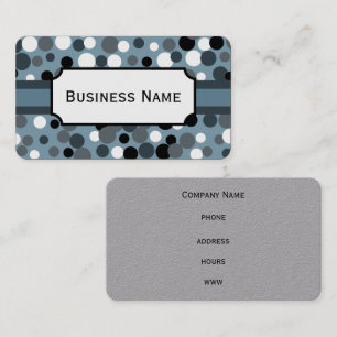 Tarjetas de Presentación Charcoal Dots