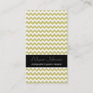 Tarjetas de presentación Chevron Design