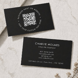 Tarjetas de presentación con código QR | Tarjeta n