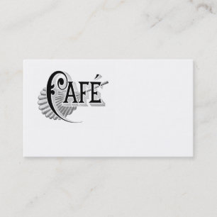 Tarjetas de presentación con el logotipo del Caf