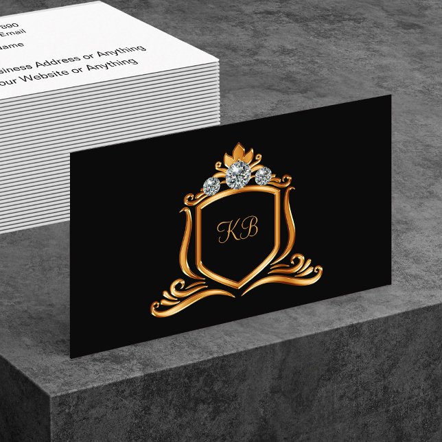 Tarjetas de presentación con iniciales de nombre d (Subido por el creador)