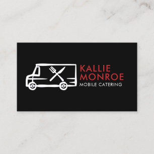 Tarjetas de presentación con logotipo para camione