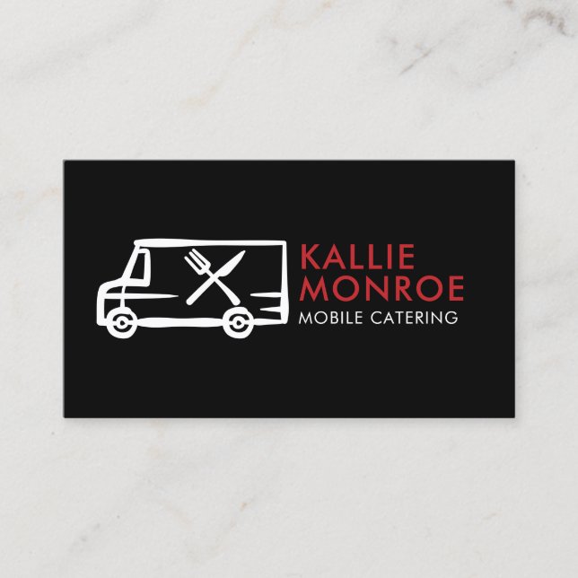 Tarjetas de presentación con logotipo para camione (Anverso)