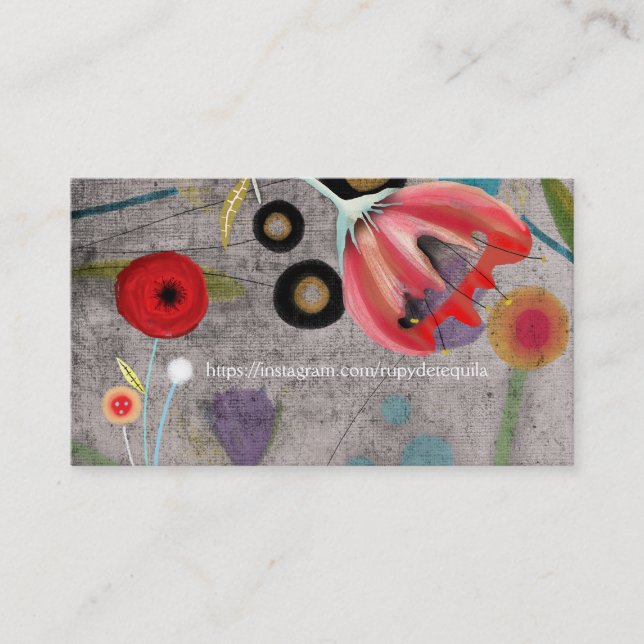 Tarjetas de presentación creativas (Anverso)