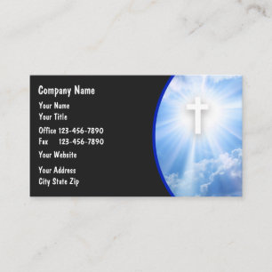 Tarjetas de presentación cristianas