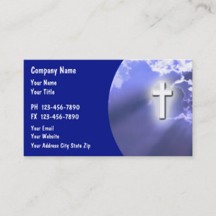 Tarjetas de presentación cristianas
