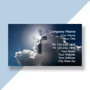 Tarjetas de presentación cristianas
