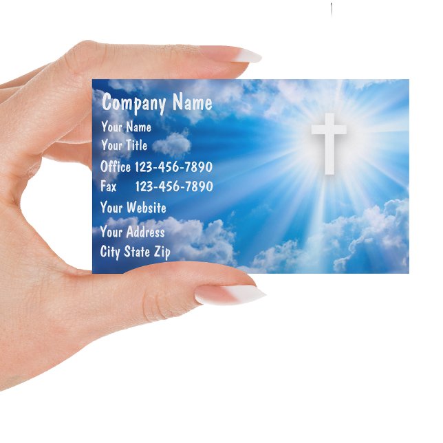 Tarjetas de presentación cristianas (Subido por el creador)