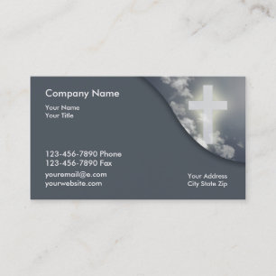Tarjetas de presentación cristianas