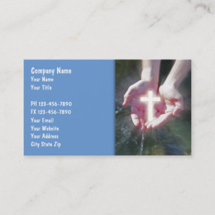 Tarjetas de presentación cristianas