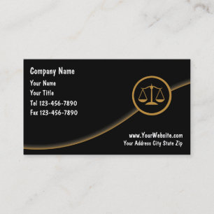 Tarjetas de Presentación de Abogados