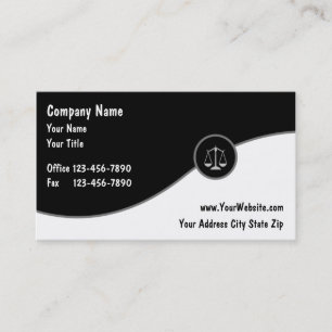 Tarjetas de Presentación de Abogados