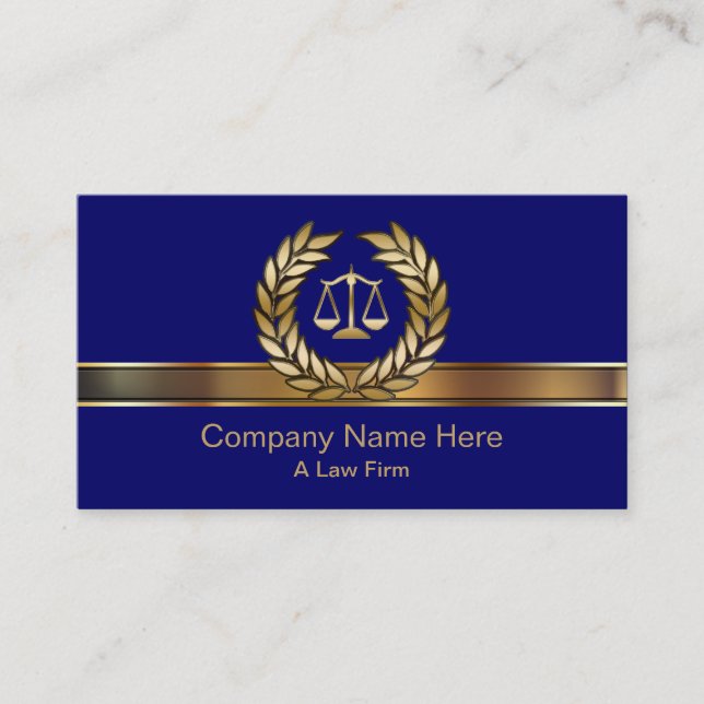 Tarjetas de presentación de abogados (Anverso)