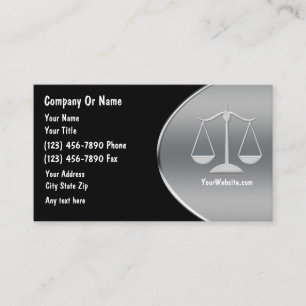 Tarjetas de presentación de abogados